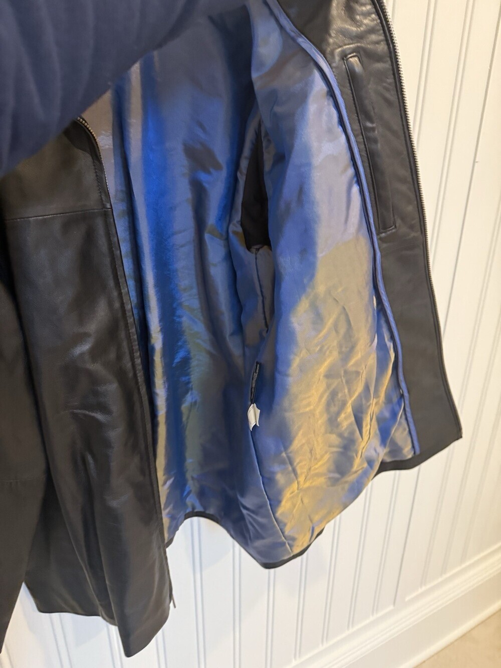 Wilsons Leather Pelle Studio Black Winter Jacket 3M Insulation Men's Size XL - Picture 7 of 8
